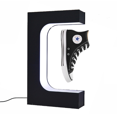 Kundenspezifischer magnetischer frei schwebender Schuh-Ausstellungsstand, der Rotation 360°Free schwimmt