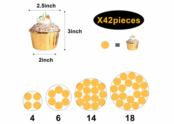 Transparenter Acrylstand des kuchen-Ausstellungsstand-löschen 4 Reihen-quadratischer kleinen Kuchens
