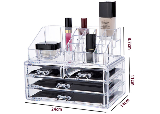 Feuchtigkeitsfester klarer Make-upVorratsbehälter-Lippenstift-kosmetischer Ausstellungsstand
