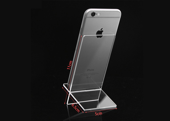 Acrylhandy-Halter-Acrylhandy-Stand zwei Stücke von zusammengebaut