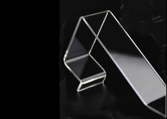 Transparenter Acrylschuh-Ausstellungsstand, Plastikanzeigen-Aufbrüche des Einzelhandelsgeschäft-freien Raumes