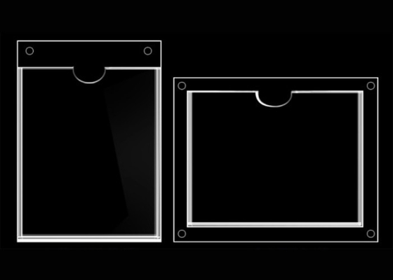 Zeichen-Halter-Knall-Zeichen-Klipp-acrylsauerhalter Morden an der Wand befestigter nicht giftig