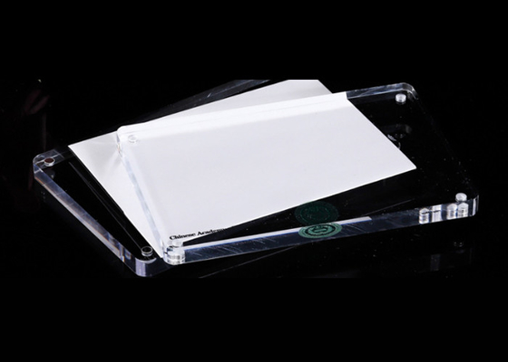 Magnetischer transparenter doppelter mit Seiten versehener Plakat-acrylsauerhalter für Bild-Show