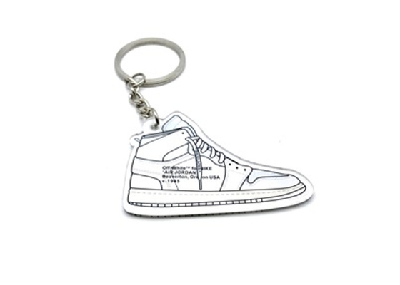 Laser geschnittene Acryl-Keychain-Ziergegenstand-kundenspezifische Acrylschlüsselring-gute Härte
