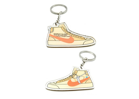 Laser geschnittene Acryl-Keychain-Ziergegenstand-kundenspezifische Acrylschlüsselring-gute Härte