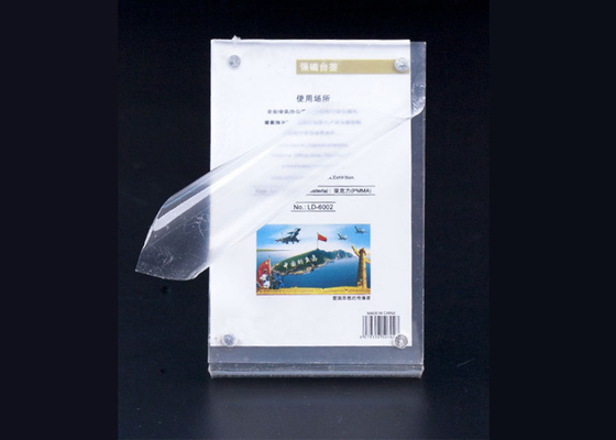 L Form-kundenspezifische Acrylzeichen-Halter-Magnet-Tabellen-Zeichen-Halter Eco freundlich