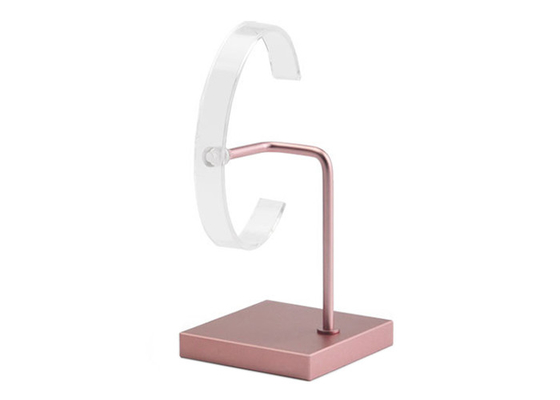 Spitzen-uhr-Ausstellungsstand-Halter-Schwarzes Casio Acryloder Rosen-Goldfarbe