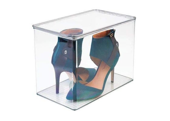 Recyclebare klare Acrylschaukarton-Schlagzähigkeit für hohe Absätze, Sandalen