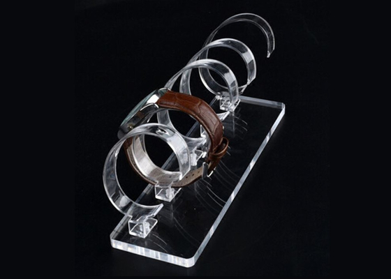 Hoher transparenter Acryluhr-Ausstellungsstand-Leichtgewichtler 12,5 x 5,8 x 1cm Größe