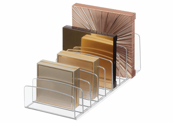 Vertikaler kosmetischer Make-uppaletten-acrylsauerorganisator des Ausstellungsstand-PMMA materieller
