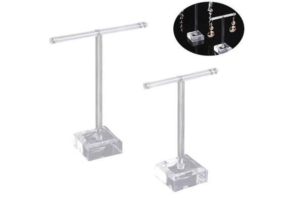 Baum-Stand-klarer Acrylschmuck-Organisator für Halsketten-Armband-Ohrring-Ring