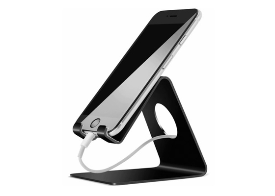 Supermarkt-Acrylhandy-Stand-Schwarz-Acrylhandy-Halter
