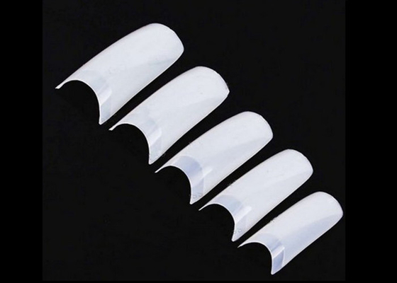 Der zehn verschiedene Größen-französische falsche Nagel spitzt halbes Nagel-Acryl-Material