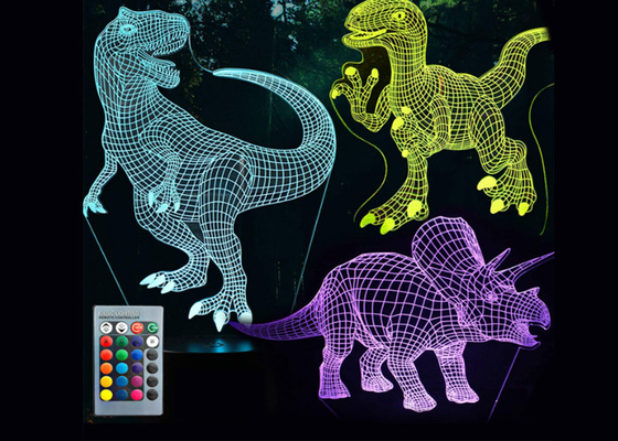 USB trieb Licht-kreative Noten-sichtlichsteuerung der optischen Täuschung 3D Nachtan