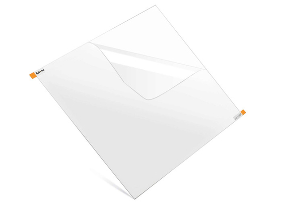 Zeichen-transparentes Polycarbonats-Blatt-Acrylplexiglas-Blatt mit schützendem Film
