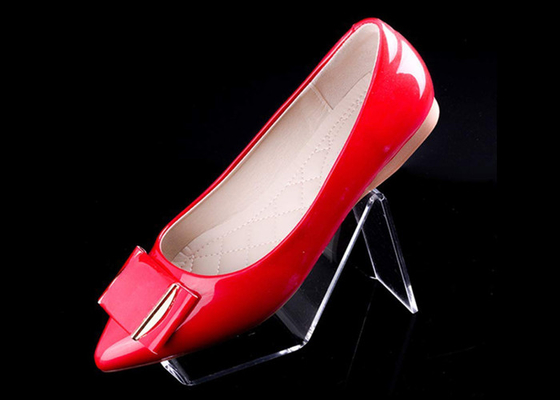 2 Paare klären Acrylschuh-Regal-Präsentationsständer-Halter-Sandale-Ausstellungsstände