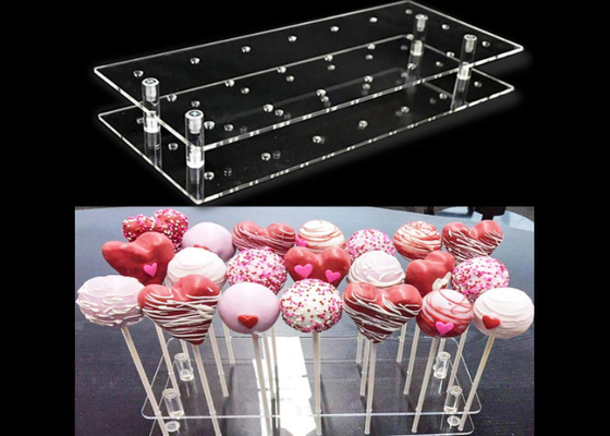 Multi Acryllutscher-Halter-Acrylkuchen-Knall-Stand-Leichtgewichtler des Funktions-freien Raumes
