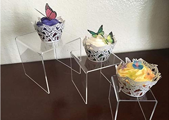 Funko POP stellt Acrylanzeigen-Aufbrüche für, klarer quadratischer Kuchen-acrylsauerstand dar