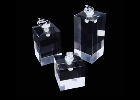 Dauerhafter Acrylschmuck-Ausstellungsstand-klarer Acrylring-Halter für Geschäfte
