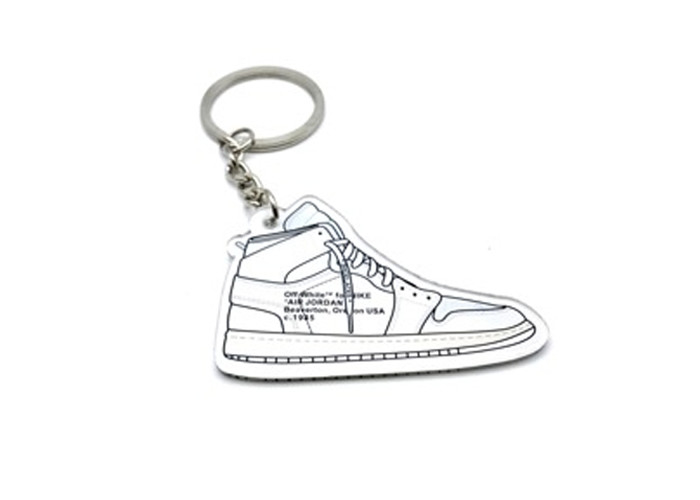 Laser geschnittene Acryl-Keychain-Ziergegenstand-kundenspezifische Acrylschlüsselring-gute Härte